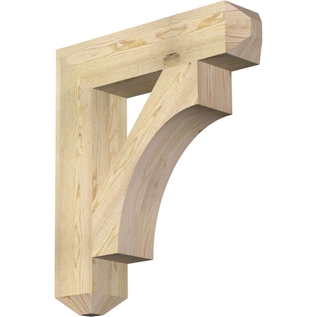 Ekena Millwork Westlake Craftsman Rough Sawn Bracket, Douglas Fir, 6"W x 28"D x 32"H BKT06X28X32WTL04RDF